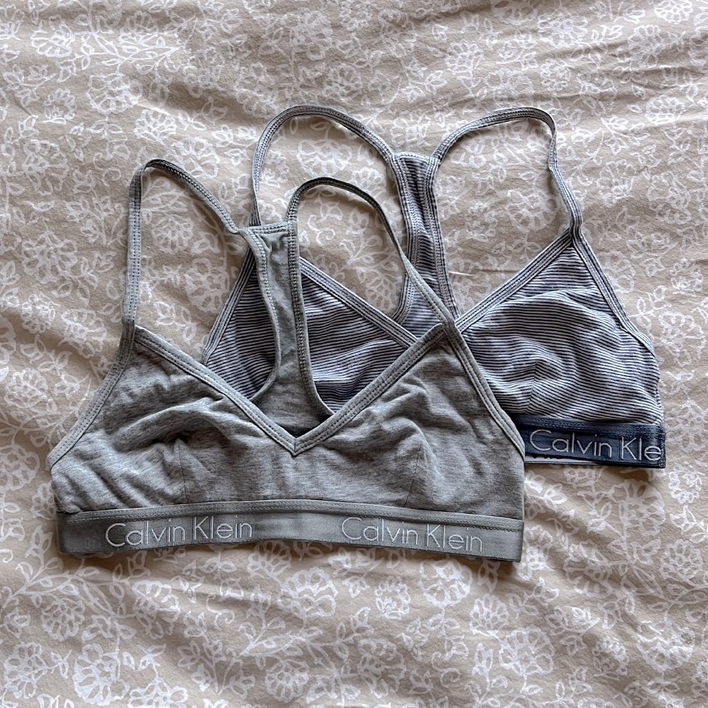 Calvin Klein bralettes